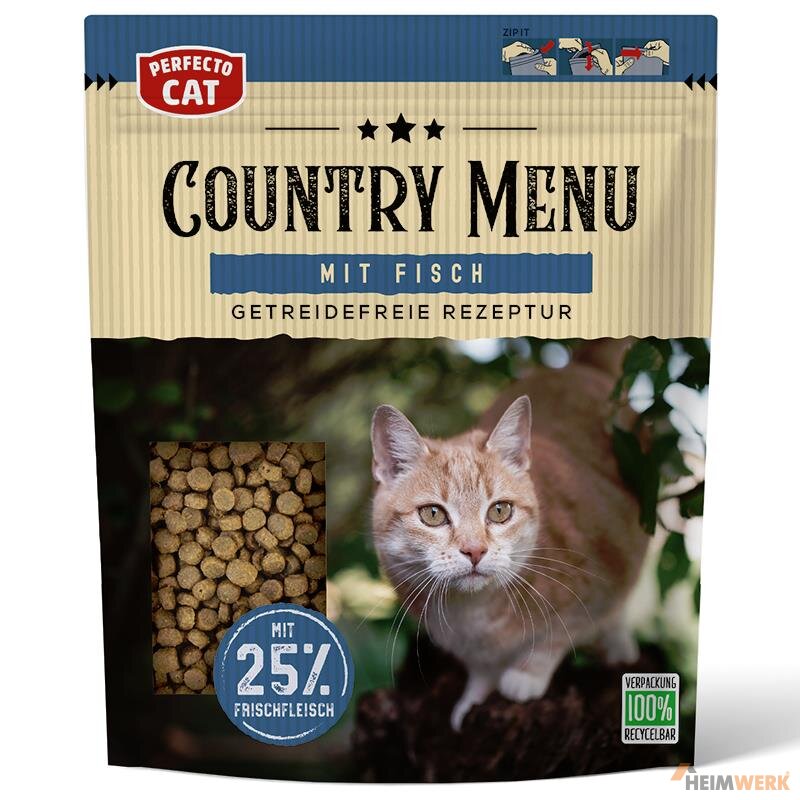 Perfecto Cat Country Menu mit Fisch 500 g