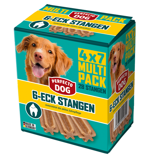 Perfecto Dog 6-Eck-Stangen Multipack, 28 Stangen, 720 g