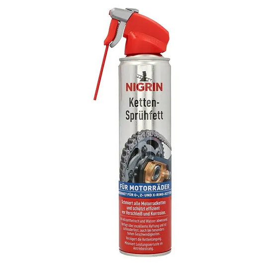 NIGRIN Ketten-Sprühfett für Motorräder 400 ml