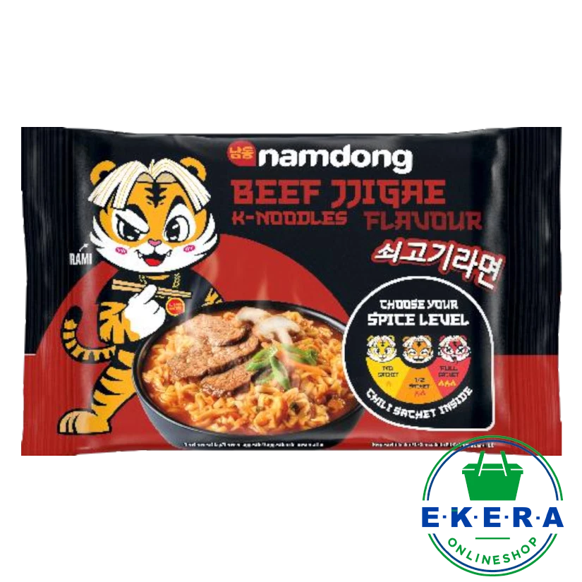 Namdong Instant-Nudeln mit Rindgeschmack, 10er-Pack (10 × 120 g)
