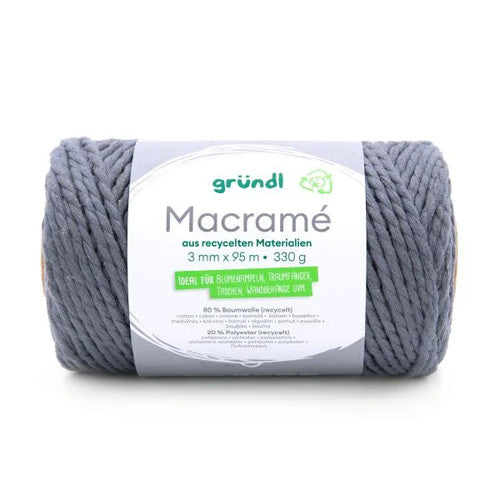 Gründl Macramé grau 330 g