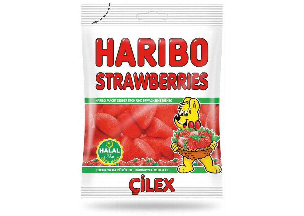 HARIBO Primavera Erdbeeren Halal 80 g