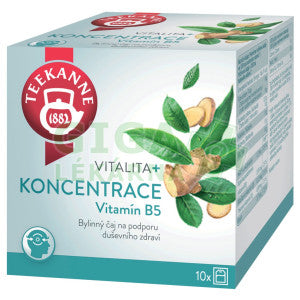 TEEKANNE Function+ Concentration Vitamin B12/B5, 10 Beutel, 18 g