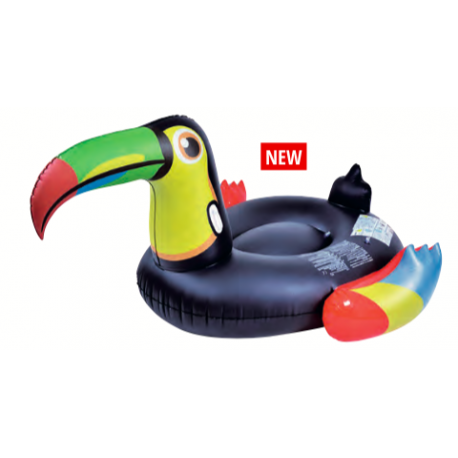 SunClub aufblasbares Tukan-Schwimmtier 128 x 104 x 60 cm