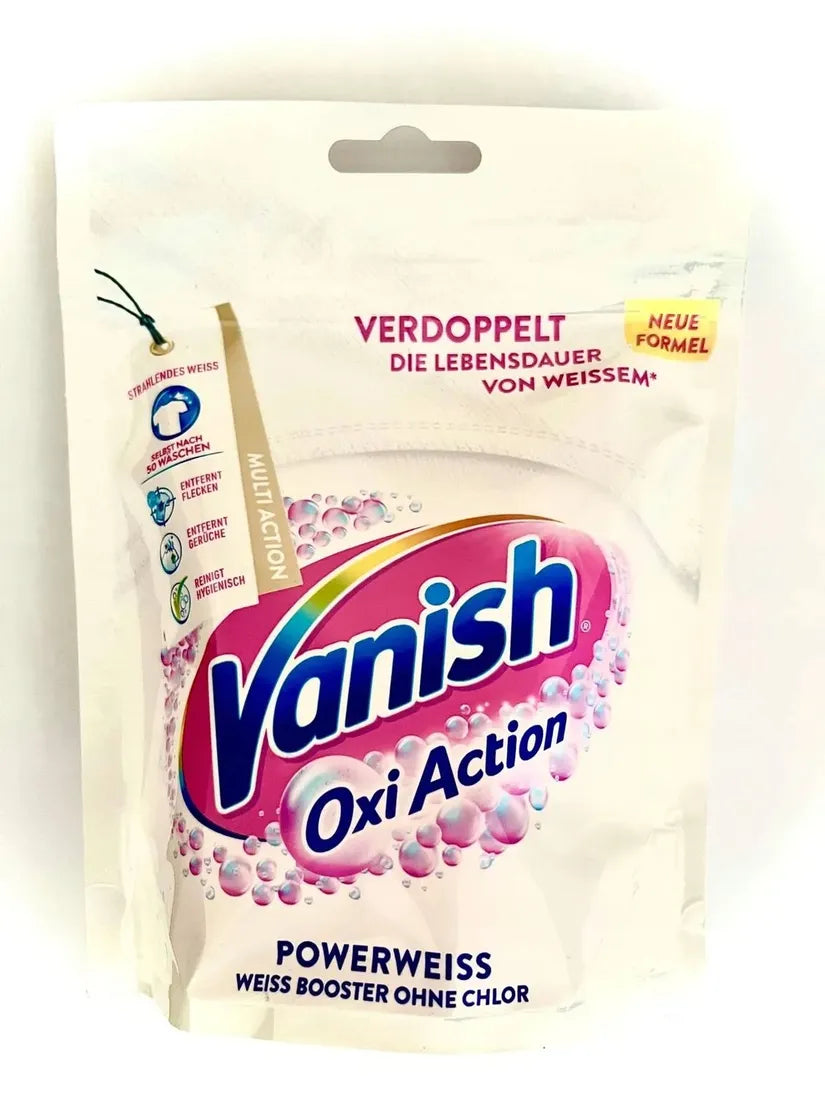 Vanish Oxi Action Powerweiss Fleckenentferner-Pulver für Weißwäsche, 250 g