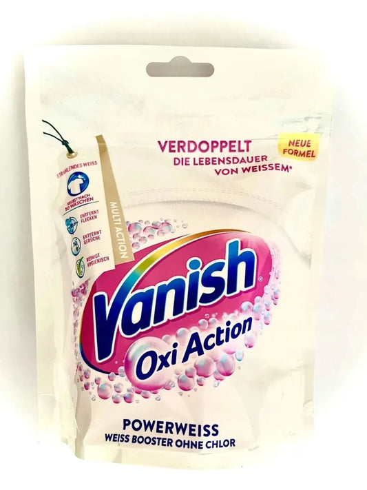 Vanish Oxi Action Powerweiss Fleckenentferner-Pulver für Weißwäsche, 250 g