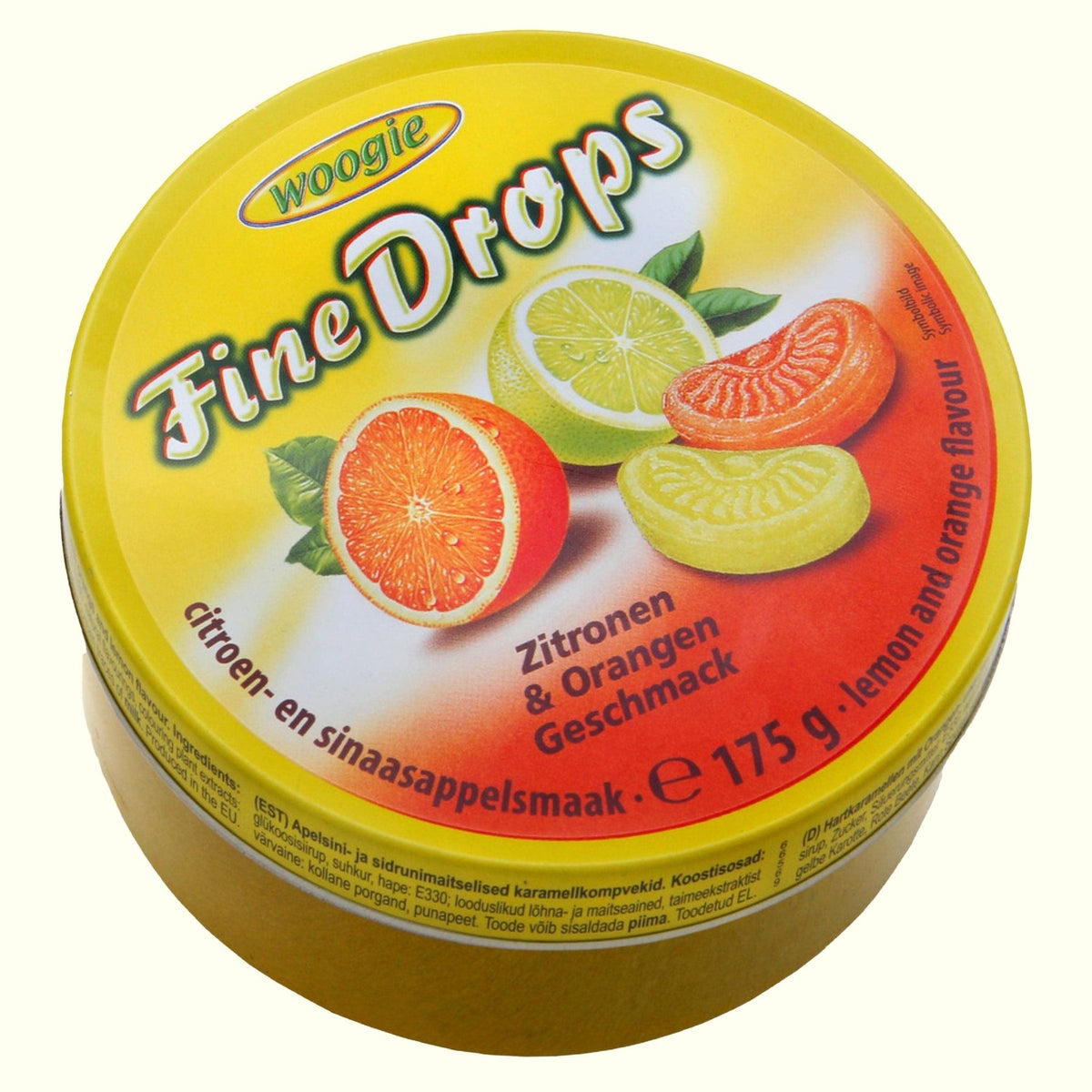 Woogie Fine Drops Zitronen & Orangen Geschmack 175 g