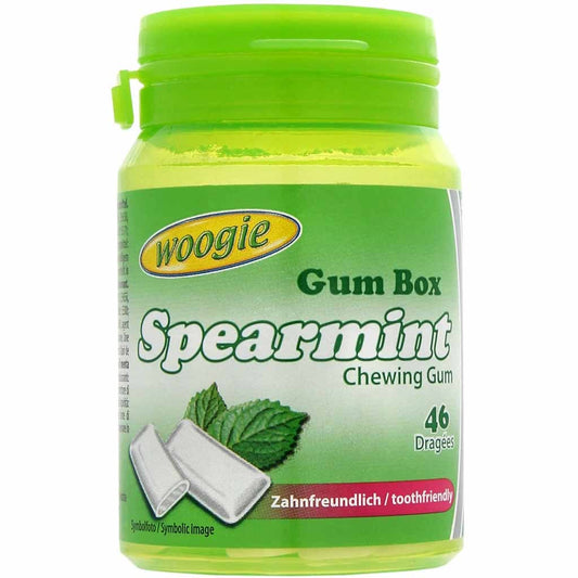 Woogie Kaugummi Spearmint zuckerfrei 64,4 g